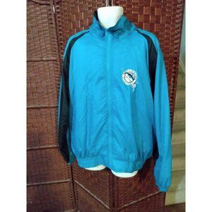 Vintage 90s Florida Marlins Windbreaker Jacket Men's XL MLB Baseball